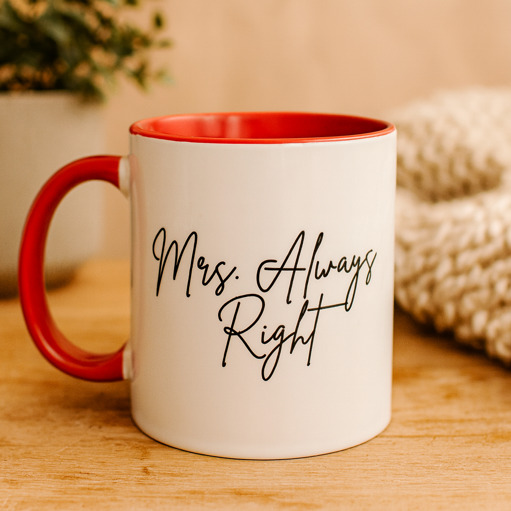 Mrs Always  Right Ceramic Mug
