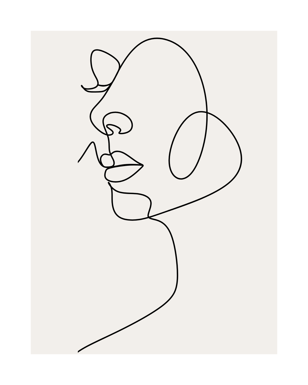 Soft Contour Portrait