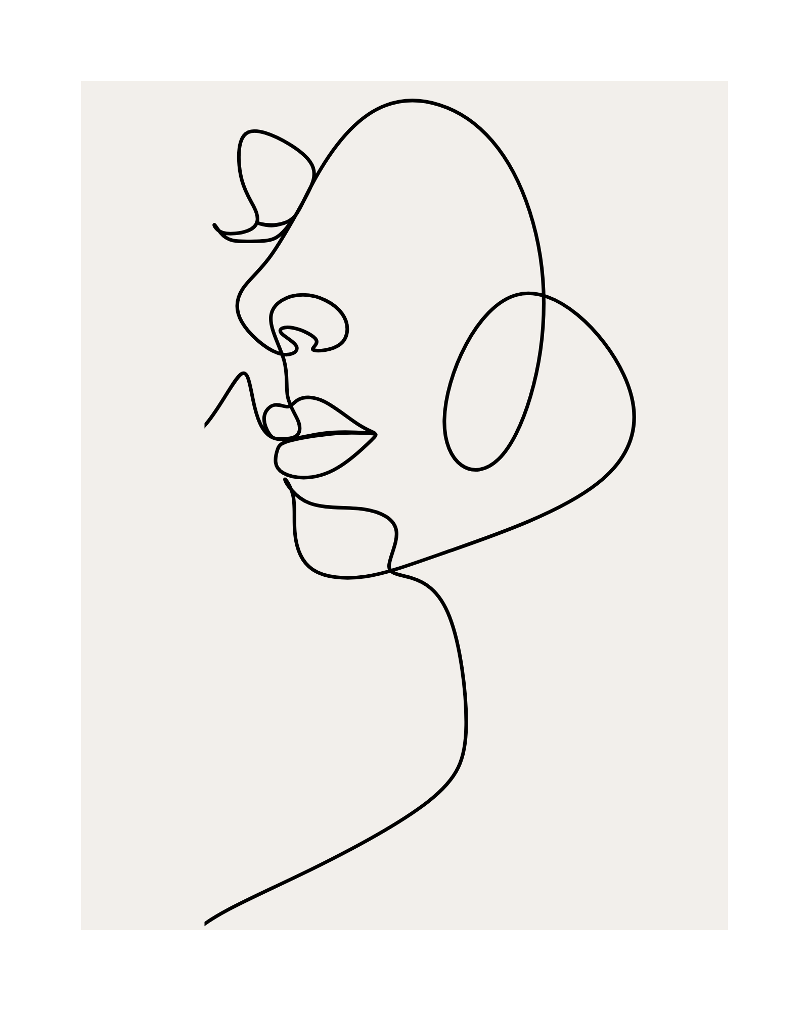 Soft Contour Portrait