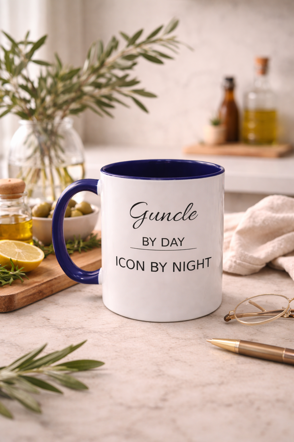 Guncle by Day Icon by Night Coffee Mug