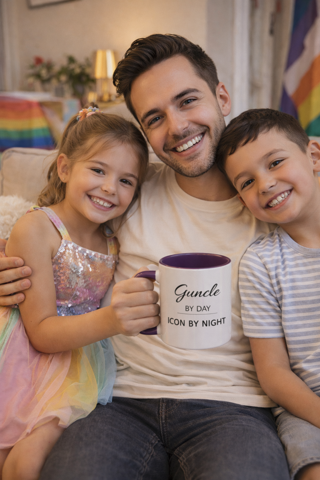Guncle by Day Icon by Night Coffee Mug