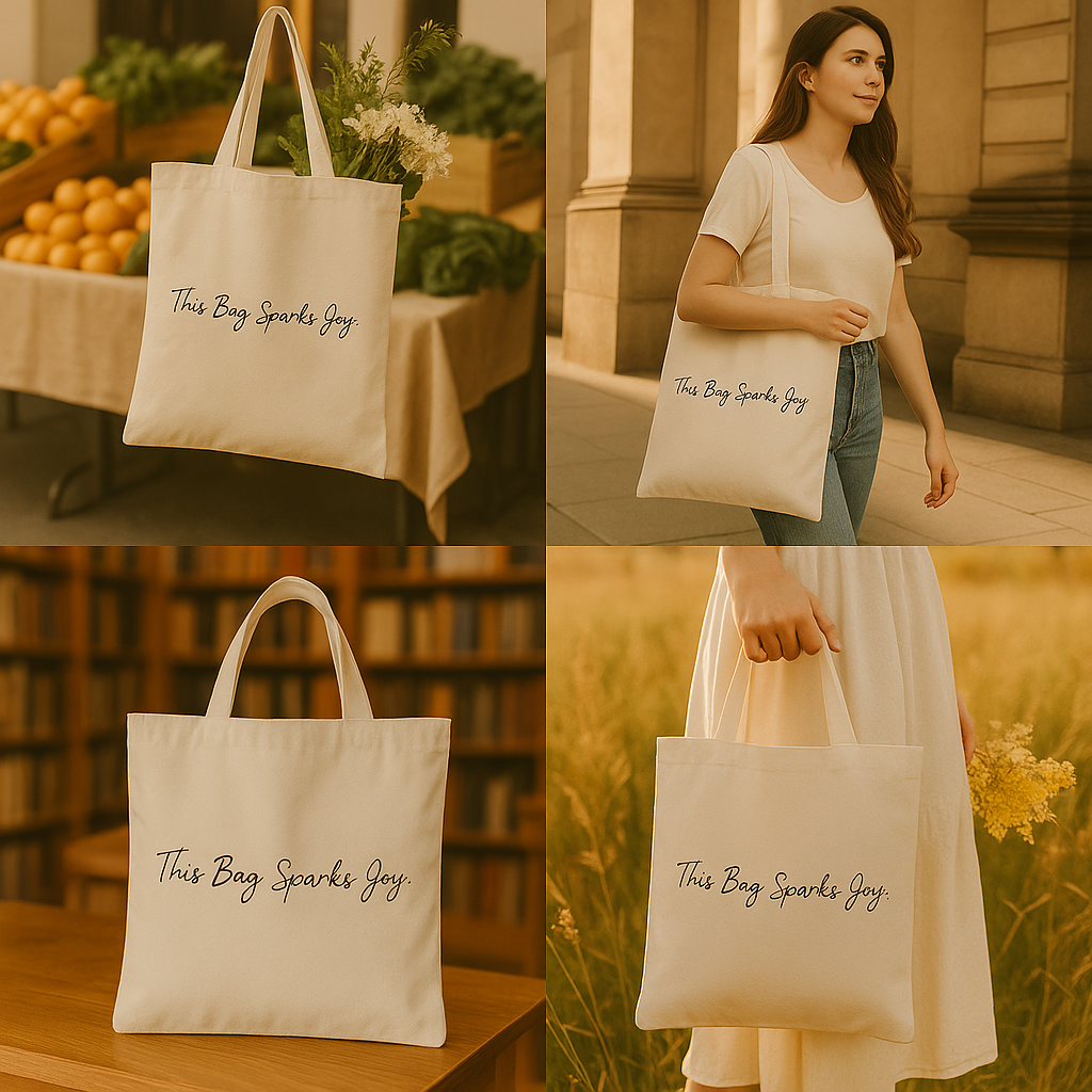 Classic Tote Bag (With Custom Phrases)